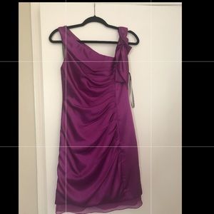 Vera Wang Fushia Bridesmaid Dress